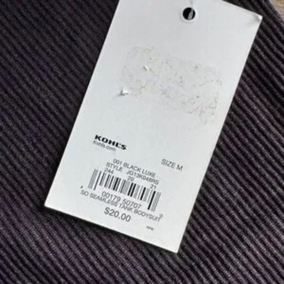 SO Seamless Scoop Neck Ribbed Tank Bodysuit Set of 2 Black & Mauve  Size M - Picture 11 of 14